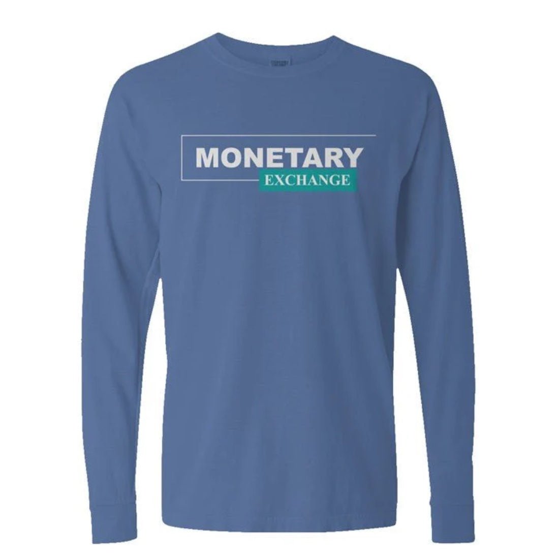 Branded Teal Long Sleeve - Monetary Exchange