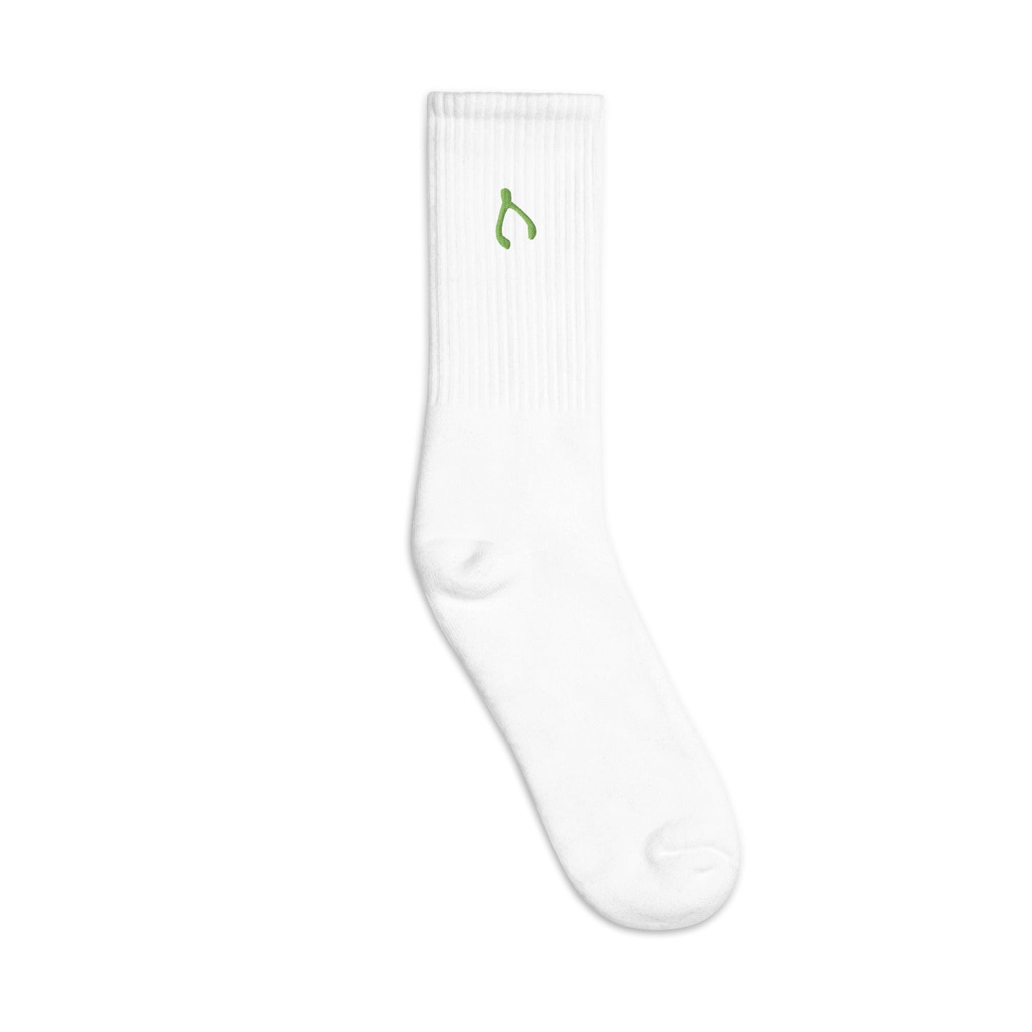 Green Wishbone Socks - Monetary Exchange