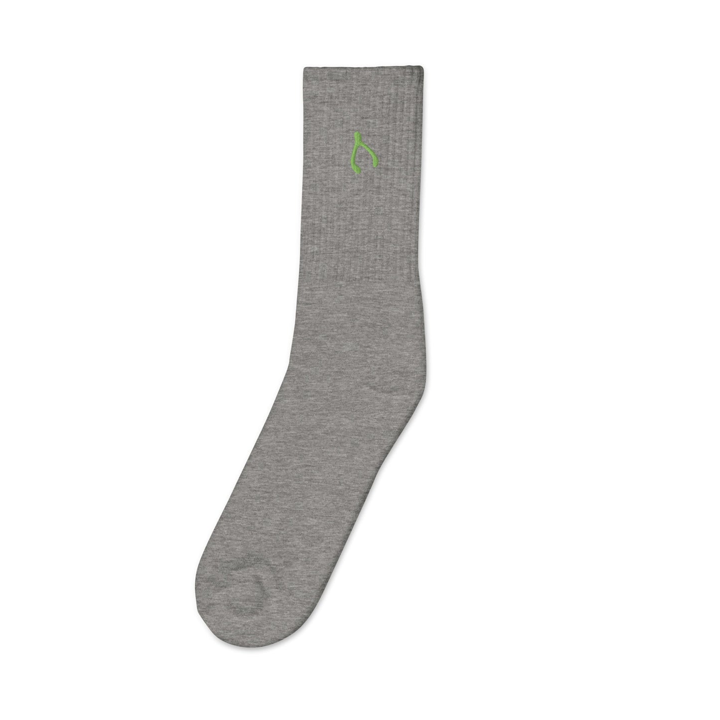 Green Wishbone Socks - Monetary Exchange