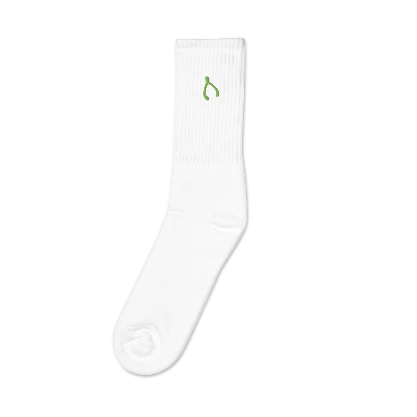 Green Wishbone Socks - Monetary Exchange