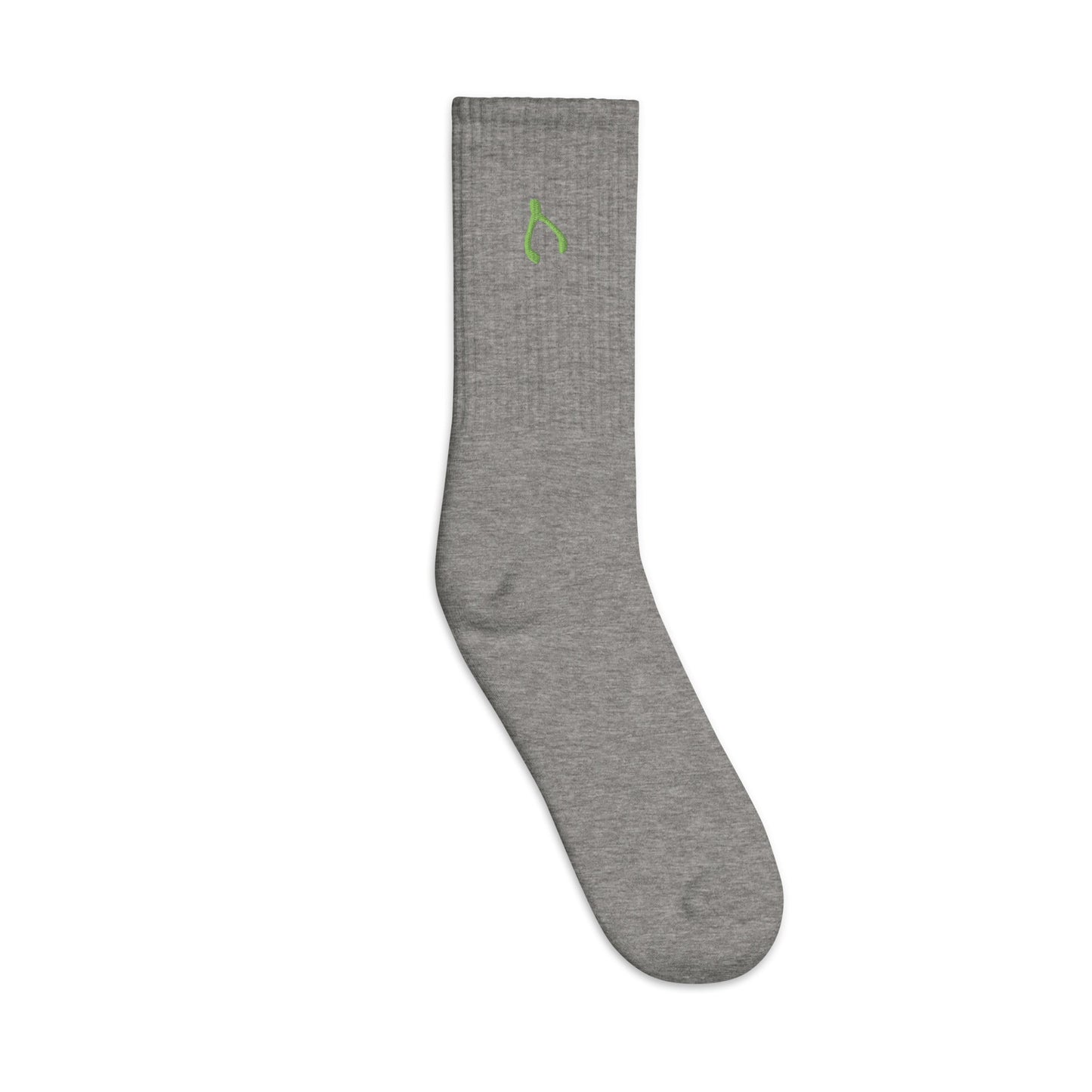 Green Wishbone Socks - Monetary Exchange