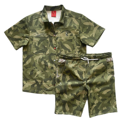 Banana Camo Short Set - Premium Select Limited Drop - Monetary Exchange