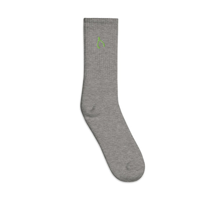 Green Wishbone Socks - Monetary Exchange