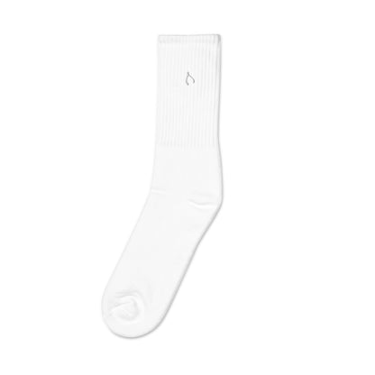 Orange/White Wishese Socks - Monetary Exchange
