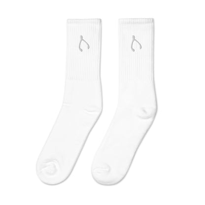 White Wishes Socks - Monetary Exchange