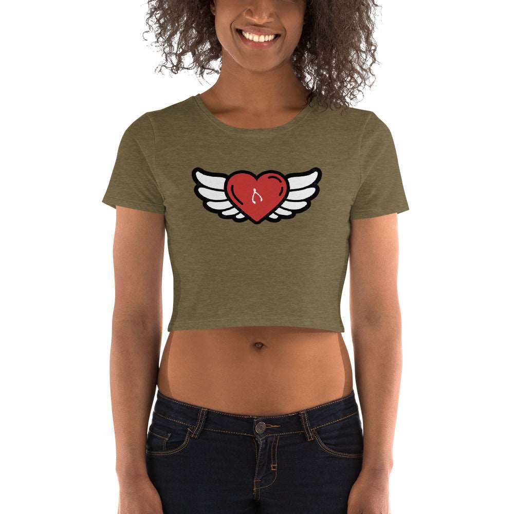 Wishful Hearts Crop Tee - Monetary Exchange