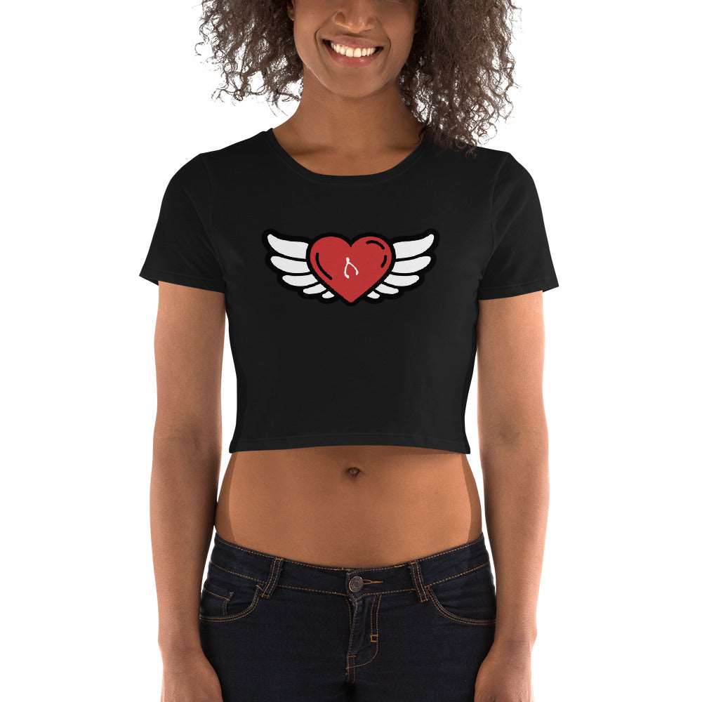 Wishful Hearts Crop Tee - Monetary Exchange