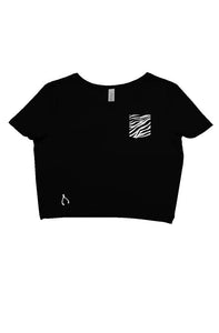 Zebra Calf Crop Top - Monetary Exchange